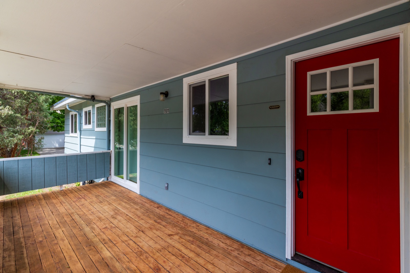 Exterior remodel with fresh siding